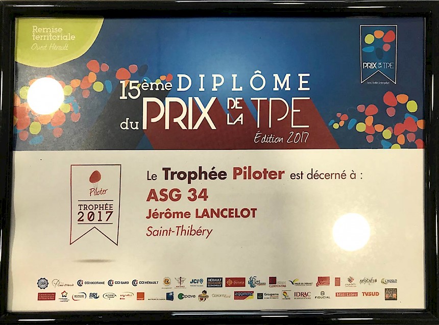 Diplôme TPE : trophée "Piloter"